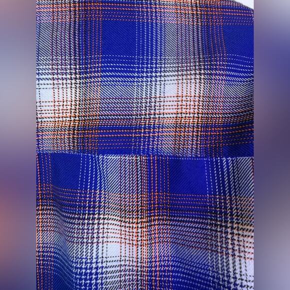 Dixxon The Great One Flannel Wayne Gretzky Tribute Blue Orange Women's Size XL - Picture 8 of 14